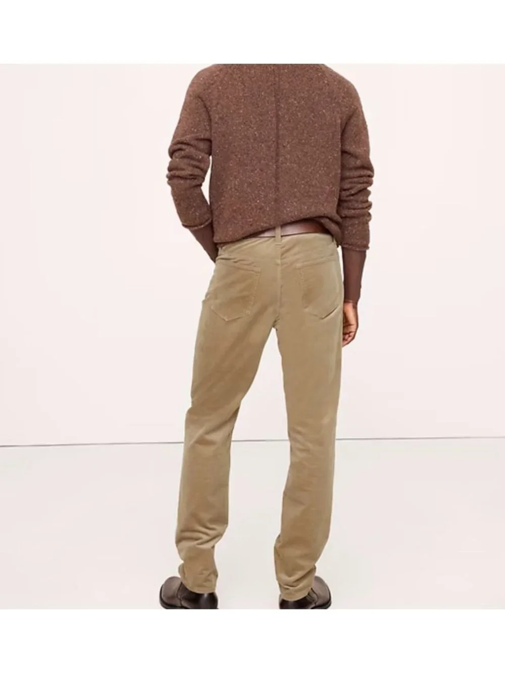 Banana Republic Mens Brown Slim-Fit Corduroy Pants Size 32 x 32